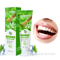 Pasta de dientes de miswak de herbal refrescante personalizado